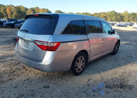 2011 Honda Odyssey Ex-L from USA, damaged, VIN 5FNRL5H62BB072519